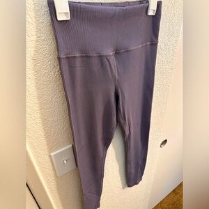 Athleta Purple High-Waisted Leggings. Size Medium.